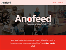 Tablet Screenshot of anofeed.com